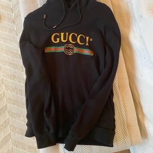 Gucci black hoodie unisex